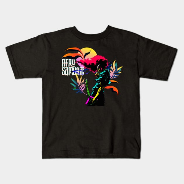 Arfrica samurai Kids T-Shirt by AssoDesign